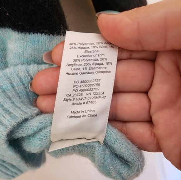 Wilfred Free Cipriana alpaca wool crewneck striped sweater size 3 cozy oversized - Picture 7 of 10